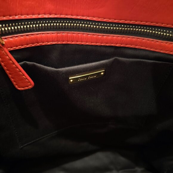 Miu Miu Aventure Red Patent Leather Bag - Picture 9 of 10
